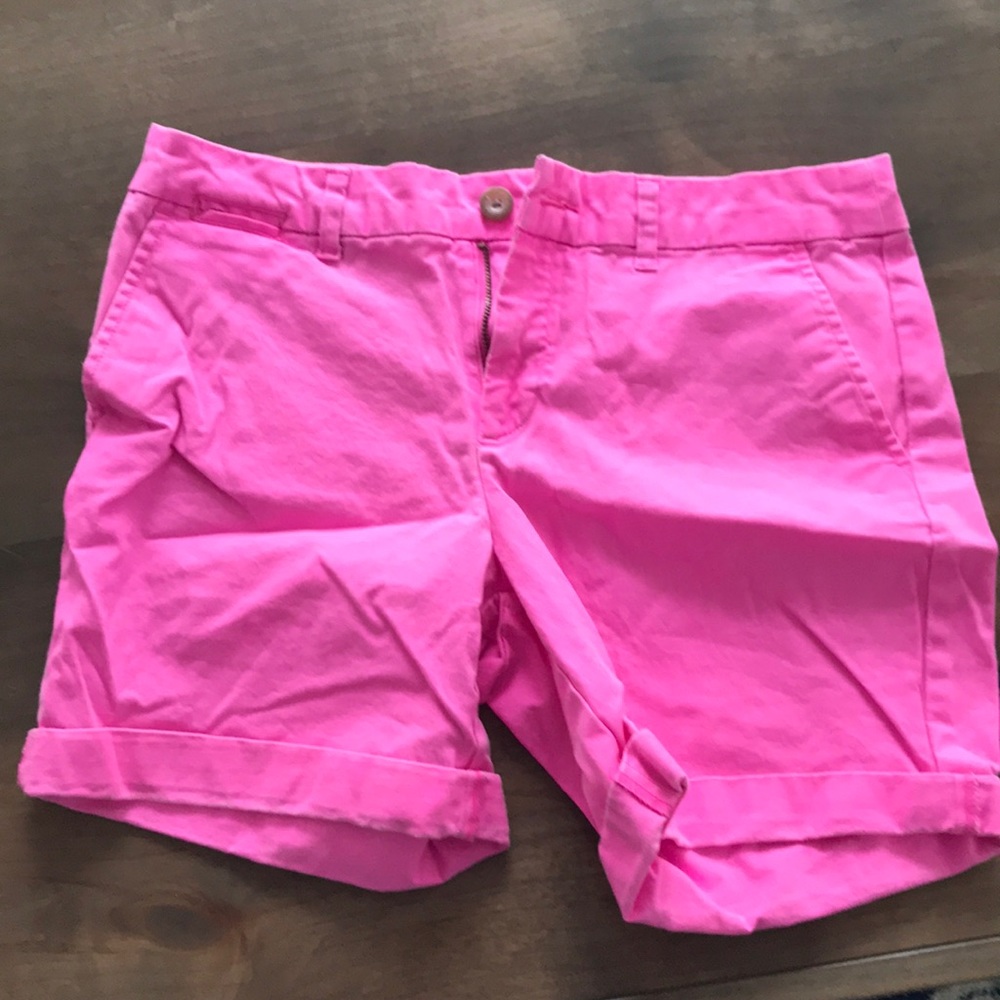 Hot pink shorts